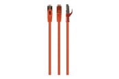 Netzwerk - Kabel - Gembird Cablexpert patch cable - 50 cm - orange - Orange - 0.5m - PP6A-LSZHCU-O-0.5M