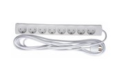 Schaltereinheiten - CoreParts 8-Stikdåse Hvid 5 m Ledning - GRU00850WDK