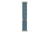 Smartwatch - Accessories - Apple 49mm Light Blue Alpine Loop - Medium - Natural Titanium Finish - MFTJ4ZM/A
