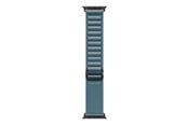 Smartwatch - Accessories - Apple 49mm Light Blue Alpine Loop - Large - Black Titanium Finish - MG9M4ZM/A