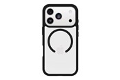 Handys - Cover & Cases - OtterBox React MagSafe Apple iPhone 17 Pro Black Crystal - clear/black - 77-98631