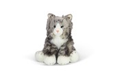 Plush - Animigos Grey Fluffy Cat - 38604