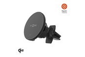 Handys - Adapter und Ladegeräte - FIXED MagRound2 15W Airvent Car Mount Black - FIXMRO2-BK