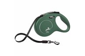 Hunde - Flexi - Koppel New Classic - M - 5m Band - Olive - <25 kg - 600.7778