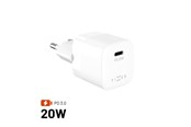 Handys - Adapter und Ladegeräte - FIXED Fast Mini Home Charger 20W USB-C PD White - FIXC20M2-C-WH