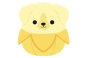 Plush - Squishmallows 30 cm P26 Nate Golden Retriever Banana - 260191