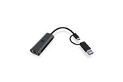 Netzwerkadapter (Netzkarte, Druckserver, u.s.w.) - ICY BOX USB Type-A or Type-C 2.5 Gigabit Ethernet LAN adapter - IB-LAN301-C3