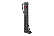 Stromkabel (Extern) - Lanberg SP1 - power strip - 2500 Watt - SP1-05F-0300-BK
