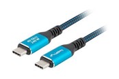 USB Kabel - Lanberg - USB-C cable - 24 pin USB-C to 24 pin USB-C - CA-CMCM-45CU-0010-BK