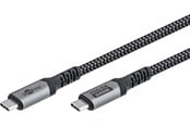 USB Kabel - Pro USB-C <-> USB-C - 1.5m - 240 Watt Power Delivery - USB 4.0 / Thunderbolt 4 - Schwarz - PUSB4-40-AC-SBG-1.5M