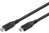 USB Kabel - Pro USB-C <-> USB-C - 0.5m - 240 Watt Power Delivery - USB 4.0 / Thunderbolt 4 - Schwarz - PUSB4-40-AC-B-0.5M