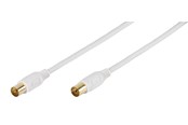 Antennenkabel - Vivanco 90dB Antenna Cable 2x shield 15m White - 4008928481327