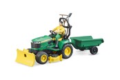 Spielzeugauto - Bruder bworld John Deere Rasentraktor mit Anhänger Spielzeug - BR62104