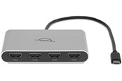 USB-Hubs - OWC USB-C Quad HDMI 4K Display Adapter with DisplayLink USB-Hubs - 4 - silber - OWCCADPDL4HDMI