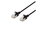 Netzwerk - Kabel - Deltaco patch cable - 3 m - black - Schwarz - 3m - UFTP-1057