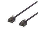 Netzwerk - Kabel - Deltaco patch cable - 3 m - black - Schwarz - 3m - UUTP-2057