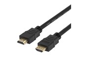 Display Kabel - Deltaco HDMI cable with Ethernet - 1 m - HDMI-1010D-FLEX-LOCK