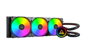 CPU Kühler - Montech Light Flow ARGB 360 Black - Light Flow ARGB 360 Black