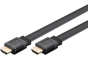 Display Kabel - Pro HDMI 2.1 Flat - 1.5m - Schwarz - HDMI2.1Flat-1.5m-Black