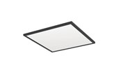Smart-Home - EGLO ROVITO-Z DECKE 500X500 RGB/CCT 28,8W 4200LM MIT FERNBEDIENUNG B. IP44 SCHWARZ - 901468
