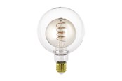 LED-Birnen - EGLO LED-Lampe G125 4W 200LM 2000K DIM. GELB/BEREIT E27 - 110258