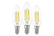 LED-Birnen - EGLO LED-Lampe C35 7W 806LM 2700K 3 STÜCK KLAR E14 - 110304