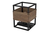 Lampen - EGLO EVESHAM TISCH E27 SCHWARZES HOLZ - 43807