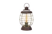 Lampen - EGLO BAMPTON TISCH ANTIKBRAUN - 49288