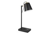 Lampen - EGLO LACEY-QI TISCH H485 5.5W 720LM TOUCH SCHWARZ/HOLZ - 900626