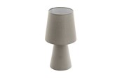 Lampen - EGLO CARPARA TISCH 2L H340 TAUPE - 97124