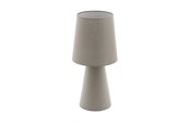 Lampen - EGLO CARPARA TISCH 2L H470 TAUPE - 97134