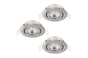 Lampen - EGLO SALICETO MINI-PUCK EINGEBAUT. KIP Ø77 3X350LM 3000K DAMP. GS - 31927