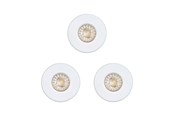 Lampen - EGLO IGOA EINGEBAUT. SET IP44/IP20 3X3.3W Ø85 WEISS - 94977