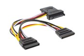 Stromkabel (Intern) - InLine - power splitter - SATA power to SATA power - 15 cm - 29681