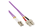 Netzwerk - Kabel - InLine patch cable - 1 m - 1 m - purple - Lila - 1meter - 88641P