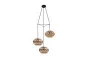 Lampen - EGLO DONDARRION CLUSTER 3XE27 BAMBUS - 43273