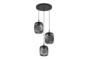 Lampen - EGLO ROMAZZINA CLUSTER 3XE27 SCHWARZ - 900686
