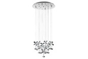 Lampen - EGLO PIANOPOLI CLUSTER Ø500 CHROM/KRISTALL *DEMO* - 93662