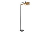 Lampen - EGLO SIRUELA BODEN H1600 E27 SCHWARZ/NATUR FSC - 31966