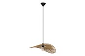 Lampen - EGLO SIRUELA PENDELLEUCHTE 560X400 E27 SCHWARZ/NATUR FSC - 31991