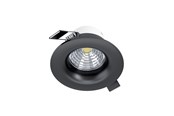 Lampen - EGLO SALICETO INTEGRIERT. Ø88 450LM 4000K DIMMPB. SCHWARZ - 33996