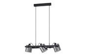 Lampen - EGLO HORNWOOD 2 LONG TISCH 3L SCHWARZ/SCHWARZ TRANSP. FSC (englisch) - 43606