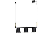 Lampen - EGLO LACEY LONG TABLE 3XE27 L780 SCHWARZ/CREME FSC - 43612