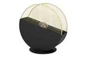 Lampen - EGLO MUMBLES TISCH E27 H285 SCHWARZ/GOLD - 43813
