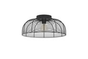 Lampen - EGLO RINROE DECKENLEUCHTE Ø450 E27 SCHWARZ - 43896