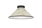 Lampen - EGLO OXPARK DECKE Ø420 3XE27 BAMBUS BLATTLEUCHTE - 43941