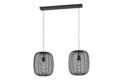 Lampen - EGLO RINROE LONG TABLE 2L E27 SCHWARZ - 43966