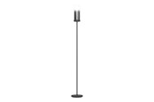 Lampen - EGLO TOOTHILL FLOOR H1535 E27 SCHWARZ/BLACKTRANSP. - 44004