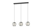 Lampen - EGLO WAVERTON LANGTISCH L920 E27 SCHWARZ/HOLZ/WEISS - 44007