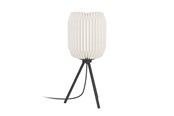 Lampen - EGLO BELGRAVE TISCH H440 E27 SCHWARZ/WEISS FSC - 44103